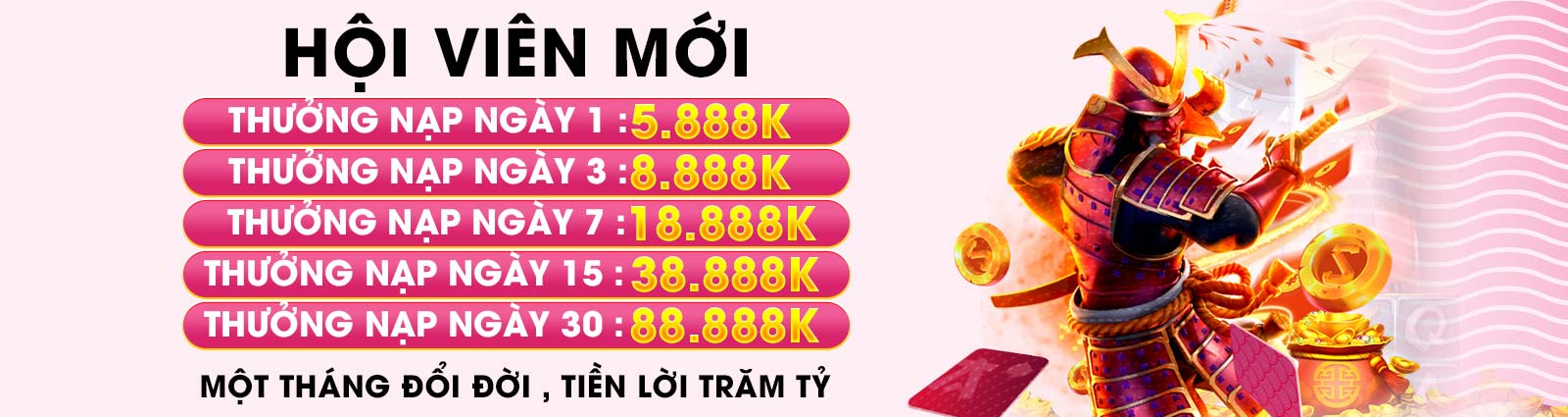 MMOO tặng tiền cho hội viên nạp thưởng mỗi ngày